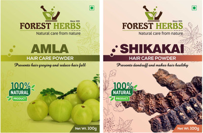 Forest Herbs Amla & Shikakai Powder Pack of 2 (Each 100Grm)(200 g)
