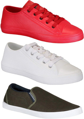 Pexlo Combo Pack of 3 Casual Shoes (Loafers Shoes) Sneakers For Men(Red, Multicolor
Pexlo Combo Pack of 3 Casual Shoes (Loafers Shoes) Sneakers For Men(Red, Multicolor