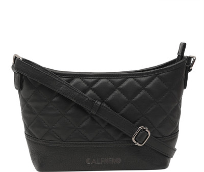 Calfnero Women Casual Black Genuine Leather Sling Bag
Calfnero Women Casual Black Genuine Leather Sling Bag