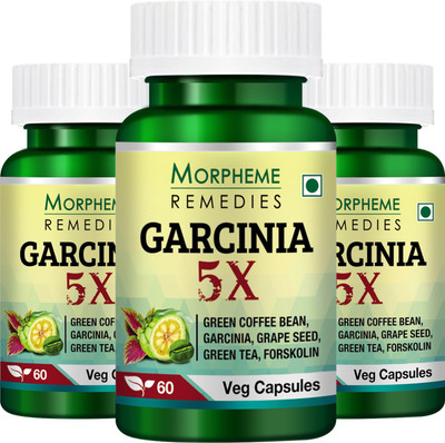Morpheme Remedies Garcinia 5X (, Coffee, Green Tea, Forskolin, Grape Seed) (Pack Of 3)(60 No)
Morpheme Remedies Garcinia 5X (, Coffee, Green Tea, Forskolin, Grape Seed) (Pack Of 3)(60 No)