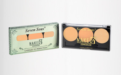 Seven Seas Naked 3 Concealer Palette Concealer(Set 1)