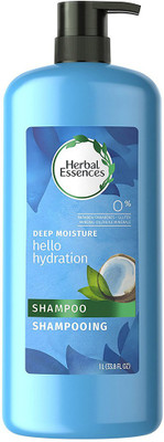 Herbal Essences Hello Hydration Moisturizing Shampoo with Coconut Essences, 33.8 fl oz (Packaging May Vary)(1000 ml)
Herbal Essences Hello Hydration Moisturizing Shampoo with Coconut Essences, 33.8 fl oz (Packaging May Vary)(1000 ml)