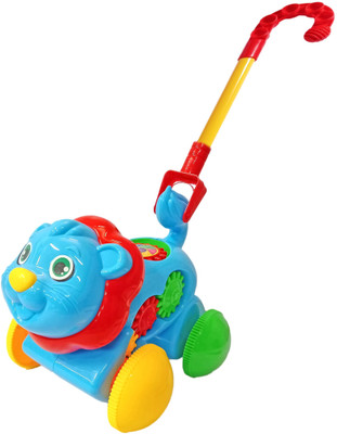 Miss & Chief Push and Pull Lion(Blue)