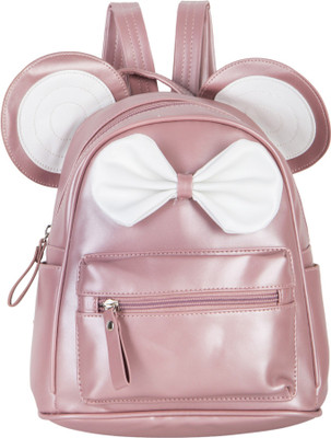 Bazaar Pirates Twisted Bow Handbag Cum 6 L Backpack(Pink)