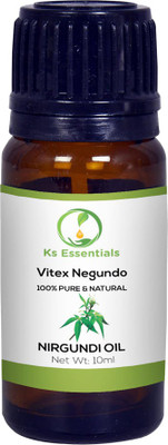 Ks Essentials 100% Pure Nirgundi Essential Oil (Vitex negundo linn) Natural Therapeutic Grade (10ml)(10 ml)
Ks Essentials 100% Pure Nirgundi Essential Oil (Vitex negundo linn) Natural Therapeutic Grade (10ml)(10 ml)