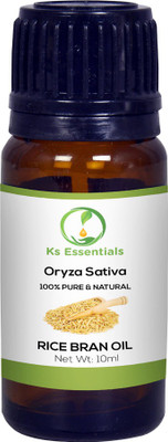 Ks Essentials 100% Pure Rice Bran Oil (Oryza Sativa) Natural & Undiluted Cold Pressed (10ml)(10 ml)
Ks Essentials 100% Pure Rice Bran Oil (Oryza Sativa) Natural & Undiluted Cold Pressed (10ml)(10 ml)