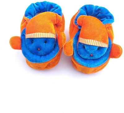 LMN Child Care Booties(Toe to Heel Length - 12 cm Blue)