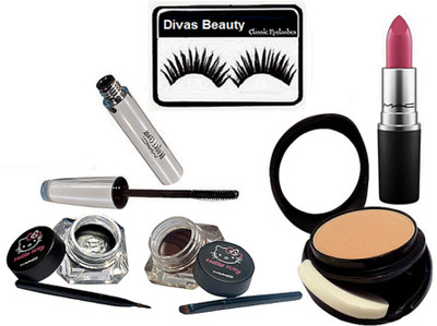 Divas Beauty Eyelashes, Mac Lustre Rouge A Levres Matte Finish Lipstick, Hello Kitty Two Eyeliner, Two Way Compact, Brooke candy Mascara(Set of 6)
Divas Beauty Eyelashes, Mac Lustre Rouge A Levres Matte Finish Lipstick, Hello Kitty Two Eyeliner, Two Way Compact, Brooke candy Mascara(Set of 6)