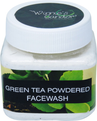 Winnie's Candor Winnies Candor Green Tea Powder Facewash - 100g (Pack of 1) Face Wash(100 g)