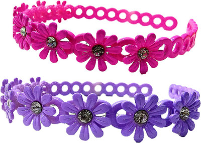Proplady Partywear Rhinestone Stud (Pack of 2) Princess Floral Tiara-Style Hair Band for Girls & Women|Wedding Hair Accessories|Designer Hair Band, Head Band, Hair Accessory Set(Pink, Purple)
Proplady Partywear Rhinestone Stud (Pack of 2) Princess Floral Tiara-Style Hair Band for Girls & Women|Wedding Hair Accessories|Designer Hair Band, Head Band, Hair Accessory Set(Pink, Purple)