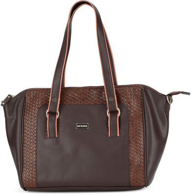 Satya Paul Hand-held Bag(Brown)