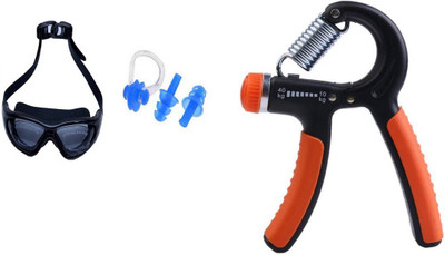 Lord Adjustable Hand Grip + Premium Google + Ear Or Nose Plug Gym & Fitness Kit
Lord Adjustable Hand Grip + Premium Google + Ear Or Nose Plug Gym & Fitness Kit
