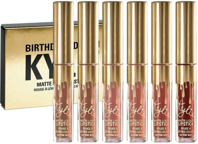 Kylie Jenner Limited Birthday Edition Kylie Matte liquid Lipstick Mini Kit, set of 6(Multicolor, 50 g)
Kylie Jenner Limited Birthday Edition Kylie Matte liquid Lipstick Mini Kit, set of 6(Multicolor, 50 g)