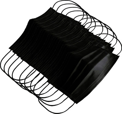 AutoKraftZ Disposable Anti Pollution Mask Black DPMB ST9_008 Mask