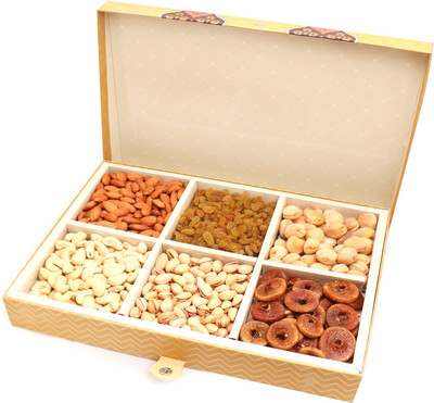 Ghasitaram Gifts Dryfruits-Gold 6 Part Print Dryfruit Box 900 gms(900 g, Vacuum Pack)
Ghasitaram Gifts Dryfruits-Gold 6 Part Print Dryfruit Box 900 gms(900 g, Vacuum Pack)