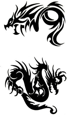 hitler germany Dragon Temp Body Tattoo(Dragon Temp Body Tattoo)