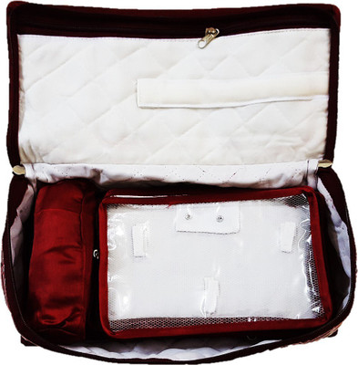 FORE TREND Locker Jewellery Kit Quilted - Maroon Color Vanity Box(Maroon Color)
FORE TREND Locker Jewellery Kit Quilted - Maroon Color Vanity Box(Maroon Color)
