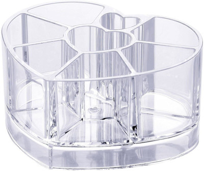 Easydeals Easydeals_Heart_Shape_Cosmetic_Organiser_8_Slot Makeup, Cosmetic Organiser Vanity Box(Clear)
Easydeals Easydeals_Heart_Shape_Cosmetic_Organiser_8_Slot Makeup, Cosmetic Organiser Vanity Box(Clear)