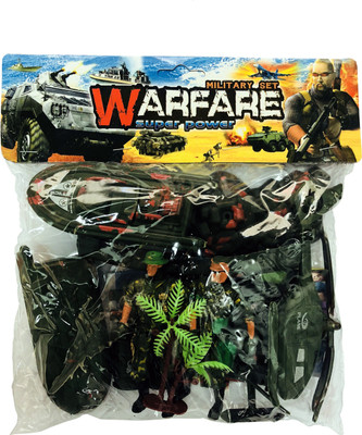 MOBIFACTORY MILITARY SUPER ACTION WAR SET TOYS(Multicolor)