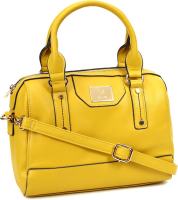 Allen Solly AHBGFRGBA50218 Sling Bag(Yellow, 5 L)