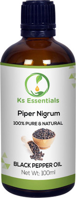 Ks Essentials 100% Pure Black Pepper Essential Oil Natural & Undiluted For Skin care & Hair (100ml)(100 ml)
Ks Essentials 100% Pure Black Pepper Essential Oil Natural & Undiluted For Skin care & Hair (100ml)(100 ml)