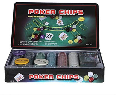 Bs Spy Professional 300 Chips Poker Set (TIN CASE Safe Pack) (Multicolor)(Multicolor)
Bs Spy Professional 300 Chips Poker Set (TIN CASE Safe Pack) (Multicolor)(Multicolor)