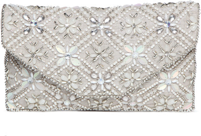 Accessorize Casual Silver Clutch