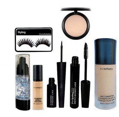 styling Eyelashes , Mac Match Master Spf 15 Foundation, skin caviar primer, Liquid Last eyeliner and mascara & studio fix powder compact with pro long wear liquid concealer(Set of 7)
styling Eyelashes , Mac Match Master Spf 15 Foundation, skin caviar primer, Liquid Last eyeliner and mascara & studio fix powder compact with pro long wear liquid concealer(Set of 7)