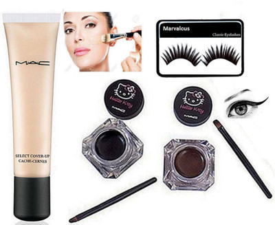 Marvalous Eyelashes, Select Cover-up Cache Foundation & hello kitty Two Balm Gel Eyeliner(Set of 3)
Marvalous Eyelashes, Select Cover-up Cache Foundation & hello kitty Two Balm Gel Eyeliner(Set of 3)