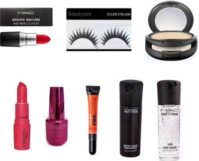 beautycare combo set of eyelashes giambattista lipstick nail paint prep+prime serum and visage compact powder la concealer red lipstick(Set of 8)
beautycare combo set of eyelashes giambattista lipstick nail paint prep+prime serum and visage compact powder la concealer red lipstick(Set of 8)