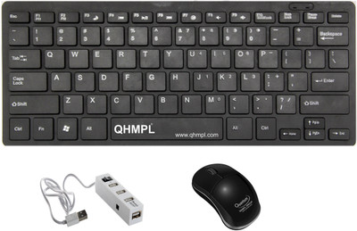 Quantum Hi-Tech QHM 7307/295/6660 Wired USB Mouse,Mini Keyboard & USB 4 Port Hub Combo Set
Quantum Hi-Tech QHM 7307/295/6660 Wired USB Mouse,Mini Keyboard & USB 4 Port Hub Combo Set