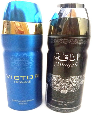 ARQUS VICTOR AND ANAQAH Perfume Body Spray - For Men & Women(400 ml, Pack of 2)
ARQUS VICTOR AND ANAQAH Perfume Body Spray - For Men & Women(400 ml, Pack of 2)