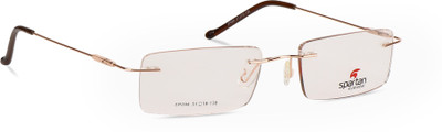 Spartan Rimless Rectangle Frame(51 mm