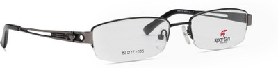 Spartan Half Rim Rectangle Frame(53 mm