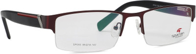 Spartan Half Rim Rectangle Frame(55 mm