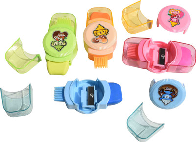 13-HI-13 3 IN 1 Cartoon Pencil Sharpener Single Pencil Sharpeners Sharperners(Set of 5, Multicolor)
13-HI-13 3 IN 1 Cartoon Pencil Sharpener Single Pencil Sharpeners Sharperners(Set of 5, Multicolor)