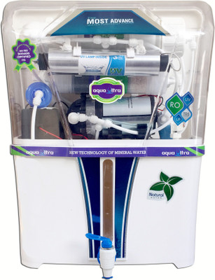 AQUAULTRA A1030 14 L RO + UV + MTDS Water Purifier(White)