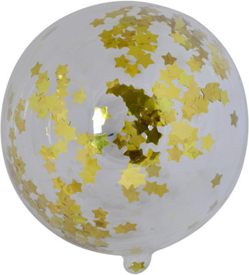 Smartcraft Solid Confetti Star Balloons for Birthday and Other Parties Decoration, Gold- Pack of 3 Balloon(Gold, Pack of 3)
Smartcraft Solid Confetti Star Balloons for Birthday and Other Parties Decoration, Gold- Pack of 3 Balloon(Gold, Pack of 3)