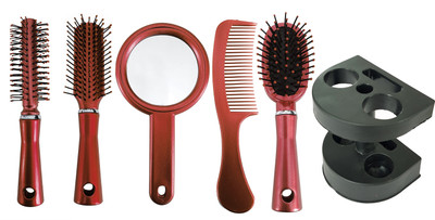 Fully Professional Salon And Parlour Use Hair Brush Set With Hair Brush Holder for Dressing Table, Set Of 6 ,Pack Of 1(Set of 6)
Fully Professional Salon And Parlour Use Hair Brush Set With Hair Brush Holder for Dressing Table, Set Of 6 ,Pack Of 1(Set of 6)