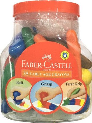 Faber-Castell 35 Early Age Crayons Best For Learners(Set of 1, Yellow, Red, Green, Blue, Orange, Brown)
Faber-Castell 35 Early Age Crayons Best For Learners(Set of 1, Yellow, Red, Green, Blue, Orange, Brown)