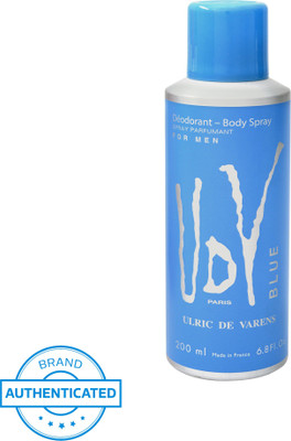 Ulric De Varens Blue Deodorant Spray - For Men(200 ml)