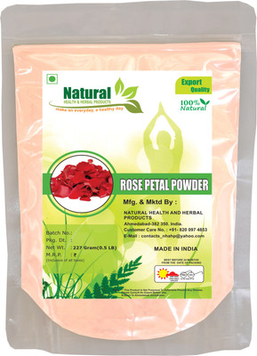 Natural Health and Herbal Products Natural Rose Petals (ROSA CENTIFOLIA) Powder for GLOWING PINK SKIN NATURALLY(227 ml)
Natural Health and Herbal Products Natural Rose Petals (ROSA CENTIFOLIA) Powder for GLOWING PINK SKIN NATURALLY(227 ml)