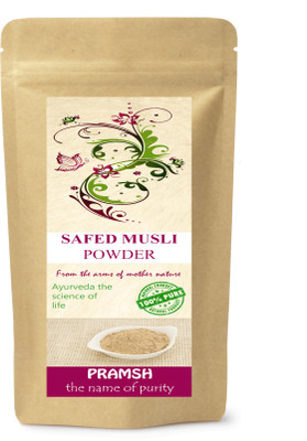 PRAMSH Premium Quality Safed Musli Powder 50gm(50 g)