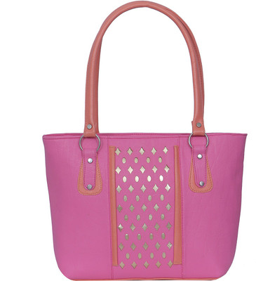 Janata Shoulder Bag(Pink, Tan)