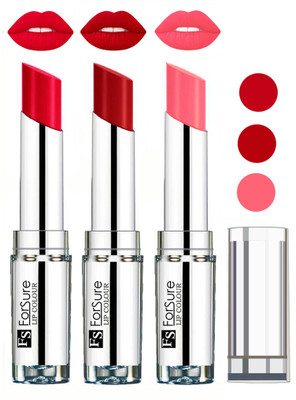 Forsure Best Collection Velvet Matte Lip Color Combo at Wholesale Rate(Ruby Red,Sweet Red,Peach, 12 g)
Forsure Best Collection Velvet Matte Lip Color Combo at Wholesale Rate(Ruby Red,Sweet Red,Peach, 12 g)