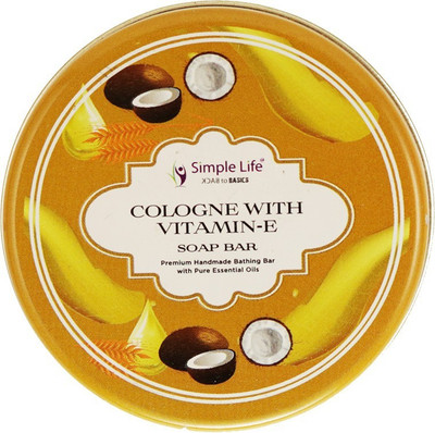 Simple Life COLOGNE WITH VITAMIN E PREMIUM HAND MADE SOAP(125 g)