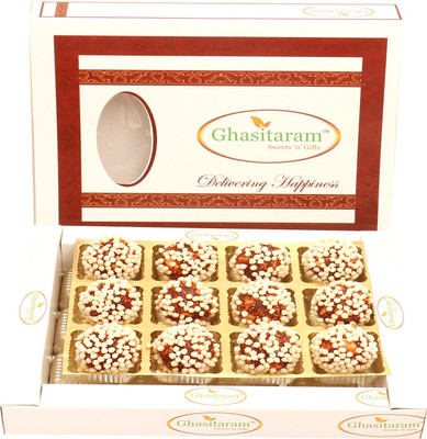 Ghasitaram Gifts Sweets-Rice Crispies Anjeer Laddoos in White Box(350 g, Box)
Ghasitaram Gifts Sweets-Rice Crispies Anjeer Laddoos in White Box(350 g, Box)