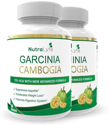 Nutralyfe 100% Natural & Herbal Garcinia Cambogia Extract 70% (HCA) For Fat Burn - 60 Capsules (Pack Of 2)(120 No)
Nutralyfe 100% Natural & Herbal Garcinia Cambogia Extract 70% (HCA) For Fat Burn - 60 Capsules (Pack Of 2)(120 No)