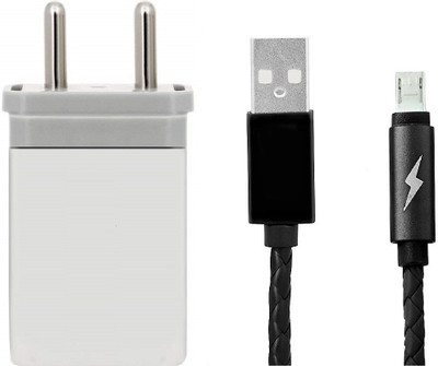 CASVO Dual Port Tablet Charger(Grey , Black, Cable Included)