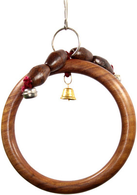 Eshan Pet Products Wooden Bird Swing Cage Toy Hammock Hanging Bird Play Stand